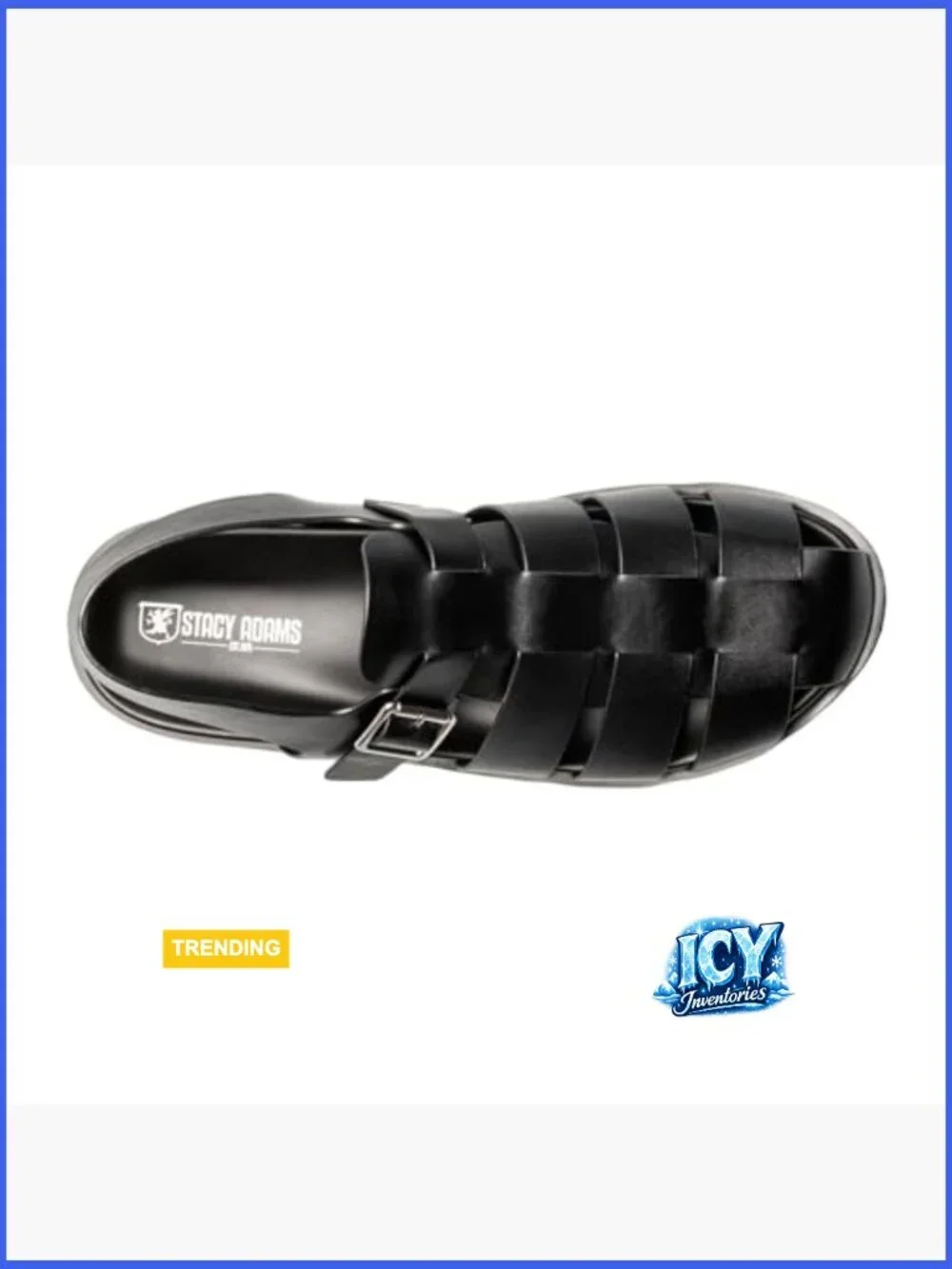 Men's Slingback Buckle Sandal with Cushioned Footbed